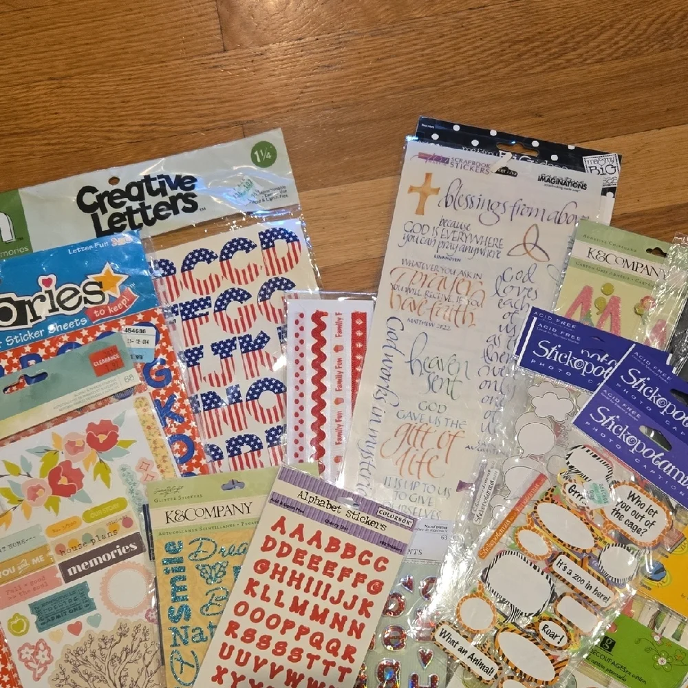 Assorted Scrapbooking Sticker Set - Picture 3 of 6